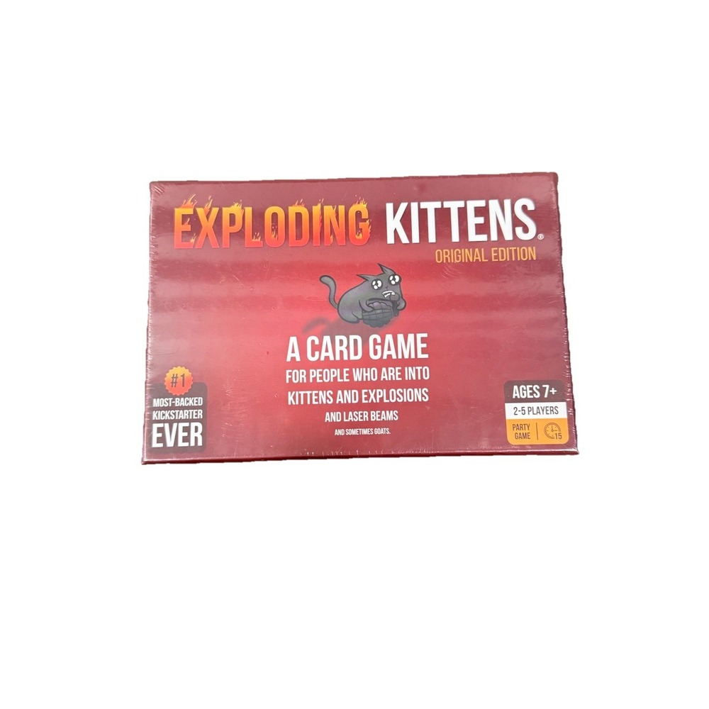 Exploding Kittens Card Game - Original Edition - New & Sealed - Picture 2 of 3